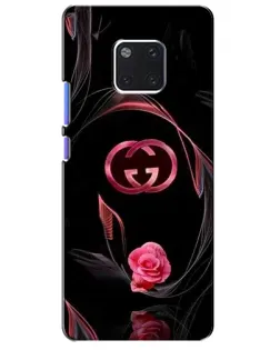 Чохол для Huawei Mate 20 Pro (LYA-L09, LYA-L29) з картинкою «Gucci — неонова троянда»