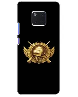 Чохол для Huawei Mate 20 Pro (LYA-L09, LYA-L29) з картинкою «PUBG — помаранчевий градієнт»