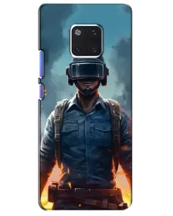 Чохол для Huawei Mate 20 Pro (LYA-L09, LYA-L29) з картинкою «PUBG — реалістичний герой»