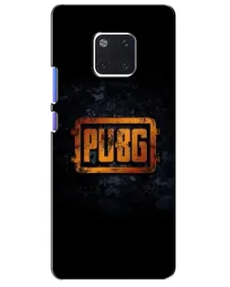Чохол для Huawei Mate 20 Pro (LYA-L09, LYA-L29) з картинкою «PUBG — золотий логотип»