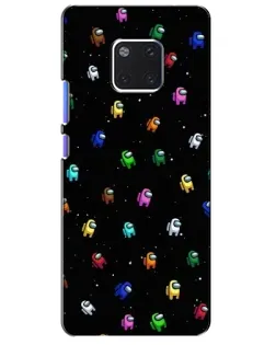 Чехол для Huawei Mate 20 Pro (LYA-L09, LYA-L29) с картинкой «Экипаж Among Us»