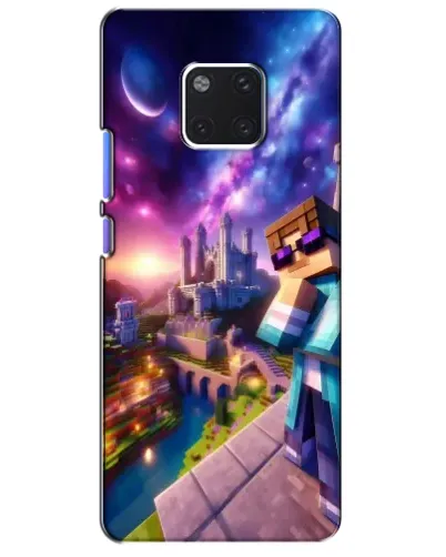 Чехол для Huawei Mate 20 Pro (LYA-L09, LYA-L29) с картинкой «Стив и космос»