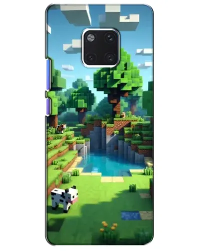 Чехол для Huawei Mate 20 Pro (LYA-L09, LYA-L29) с картинкой «Minecraft летний день»