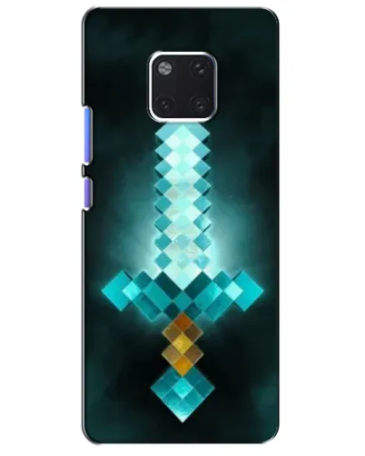 Чехол для Huawei Mate 20 Pro (LYA-L09, LYA-L29) с картинкой «Алмазный меч неон»