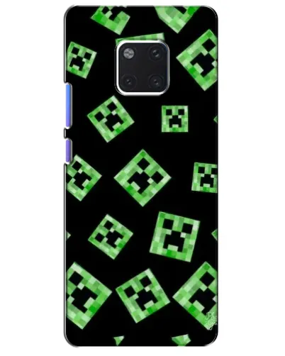 Чехол для Huawei Mate 20 Pro (LYA-L09, LYA-L29) с картинкой «Паттерн с криперами»