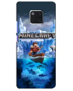 Чехол для Huawei Mate 20 Pro (LYA-L09, LYA-L29) с картинкой «Minecraft ледяной мир» Чехол для Huawei Mate 20 Pro (LYA-L09, LYA-L29) с картинкой «Minecraft ледяной мир»