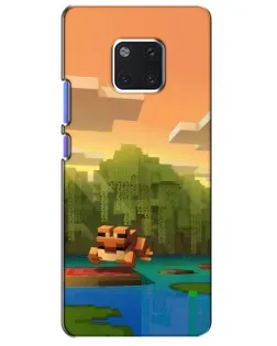 Чехол для Huawei Mate 20 Pro (LYA-L09, LYA-L29) с картинкой «Майнкрафт закат солнца» Чехол для Huawei Mate 20 Pro (LYA-L09, LYA-L29) с картинкой «Майнкрафт закат солнца»