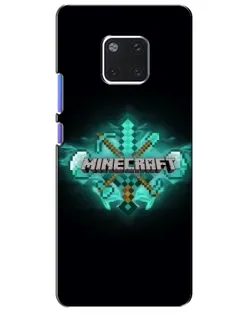 Чехол для Huawei Mate 20 Pro (LYA-L09, LYA-L29) с картинкой «Minecraft Diamond лого» Чехол для Huawei Mate 20 Pro (LYA-L09, LYA-L29) с картинкой «Minecraft Diamond лого»