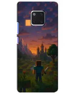 Чехол для Huawei Mate 20 Pro (LYA-L09, LYA-L29) с картинкой «Стив у башни» Чехол для Huawei Mate 20 Pro (LYA-L09, LYA-L29) с картинкой «Стив у башни»