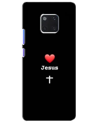 Чехол для Huawei Mate 20 Pro (LYA-L09, LYA-L29) с картинкой «Сердце - Jesus» Чехол для Huawei Mate 20 Pro (LYA-L09, LYA-L29) с картинкой «Сердце - Jesus»