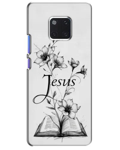 Чехол для Huawei Mate 20 Pro (LYA-L09, LYA-L29) с картинкой «Цветы и Библия» Чехол для Huawei Mate 20 Pro (LYA-L09, LYA-L29) с картинкой «Цветы и Библия»