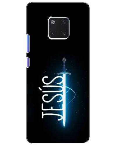 Чехол для Huawei Mate 20 Pro (LYA-L09, LYA-L29) с картинкой «Меч Духа Jesus» Чехол для Huawei Mate 20 Pro (LYA-L09, LYA-L29) с картинкой «Меч Духа Jesus»