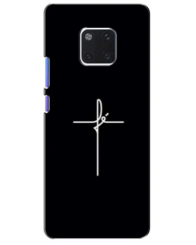 Чехол для Huawei Mate 20 Pro (LYA-L09, LYA-L29) с картинкой «Тонкий крест» Чехол для Huawei Mate 20 Pro (LYA-L09, LYA-L29) с картинкой «Тонкий крест»