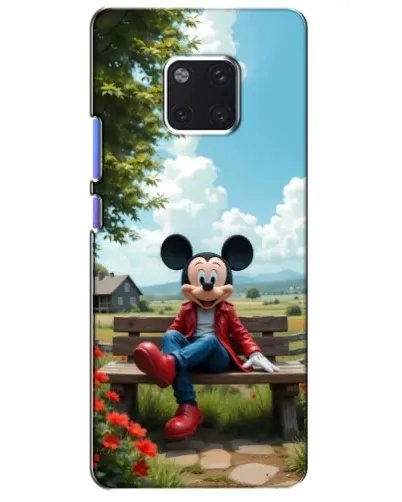 Чехол для Huawei Mate 20 Pro (LYA-L09, LYA-L29) с картинкой «Микки на скамейке» Чехол для Huawei Mate 20 Pro (LYA-L09, LYA-L29) с картинкой «Микки на скамейке»