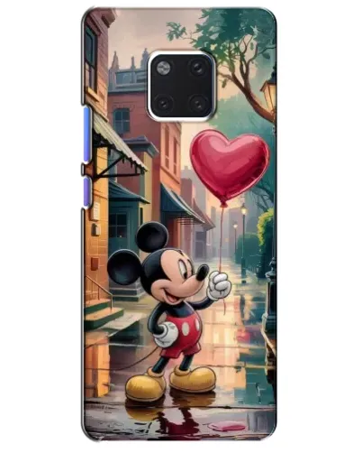 Чехол для Huawei Mate 20 Pro (LYA-L09, LYA-L29) с картинкой «Микки и шарик-сердце» Чехол для Huawei Mate 20 Pro (LYA-L09, LYA-L29) с картинкой «Микки и шарик-сердце»