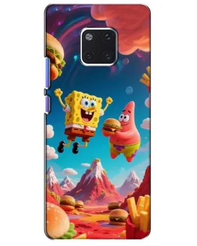 Чехол для Huawei Mate 20 Pro (LYA-L09, LYA-L29) с картинкой «Космический фастфуд»
