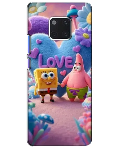 Чехол для Huawei Mate 20 Pro (LYA-L09, LYA-L29) с картинкой «Губка Боб Патрик»