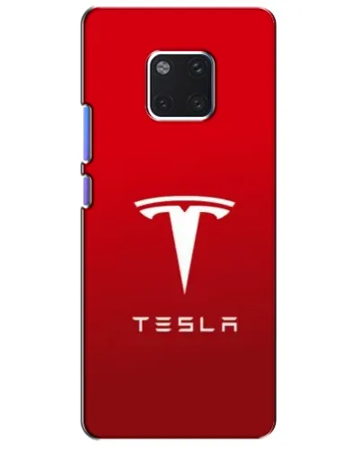 Чехол для Huawei Mate 20 Pro (LYA-L09, LYA-L29) с картинкой «Tesla Red Classic»