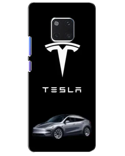 Чехол для Huawei Mate 20 Pro (LYA-L09, LYA-L29) с картинкой «Tesla Model Y»