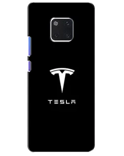 Чохол для Huawei Mate 20 Pro (LYA-L09, LYA-L29) з картинкою «Tesla White Logo» Чохол для Huawei Mate 20 Pro (LYA-L09, LYA-L29) з картинкою «Tesla White Logo»