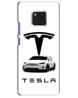Чохол для Huawei Mate 20 Pro (LYA-L09, LYA-L29) з картинкою «Tesla White Style» Чохол для Huawei Mate 20 Pro (LYA-L09, LYA-L29) з картинкою «Tesla White Style»