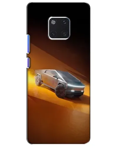 Чехол для Huawei Mate 20 Pro (LYA-L09, LYA-L29) с картинкой «Cybertruck в пустыне»