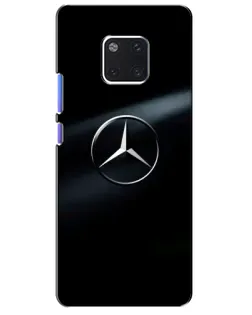 Чехол для Huawei Mate 20 Pro (LYA-L09, LYA-L29) с картинкой «Mercedes на металле»