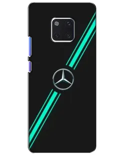 Чехол для Huawei Mate 20 Pro (LYA-L09, LYA-L29) с картинкой «Спортивные линии Mercedes»