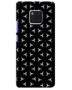 Чехол для Huawei Mate 20 Pro (LYA-L09, LYA-L29) с картинкой «Mercedes паттерн звезд»