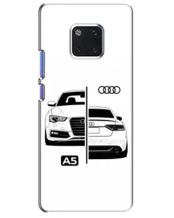 Чохол для Huawei Mate 20 Pro (LYA-L09, LYA-L29) з картинкою «Audi — контрастний дизайн»