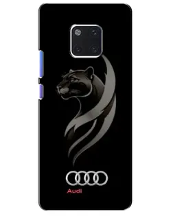 Чохол для Huawei Mate 20 Pro (LYA-L09, LYA-L29) з картинкою «Графіка — пантера та Audi»