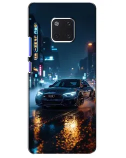 Чохол для Huawei Mate 20 Pro (LYA-L09, LYA-L29) з картинкою «Нічне місто та Audi»