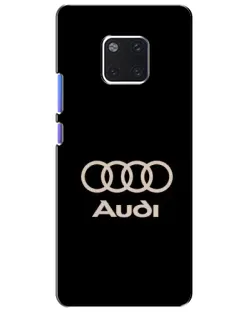 Чохол для Huawei Mate 20 Pro (LYA-L09, LYA-L29) з картинкою «Audi — золотий логотип»