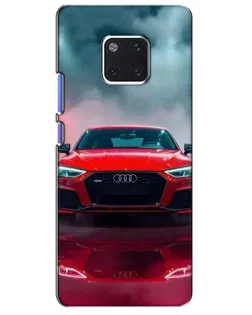 Чохол для Huawei Mate 20 Pro (LYA-L09, LYA-L29) з картинкою «Audi RS — червоний стиль»
