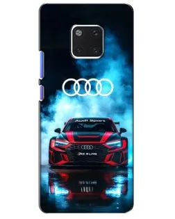 Чохол для Huawei Mate 20 Pro (LYA-L09, LYA-L29) з картинкою «Audi Sport — неон»