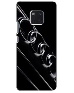 Чохол для Huawei Mate 20 Pro (LYA-L09, LYA-L29) з картинкою «Audi — абстрактні кільця»