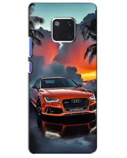 Чохол для Huawei Mate 20 Pro (LYA-L09, LYA-L29) з картинкою «Audi — захід сонця»