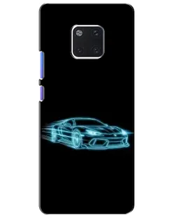Чехол для Huawei Mate 20 Pro (LYA-L09, LYA-L29) с картинкой «Неоновый контур Lamborghini» Чехол для Huawei Mate 20 Pro (LYA-L09, LYA-L29) с картинкой «Неоновый контур Lamborghini»