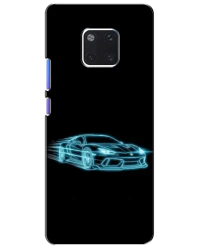 Чехол для Huawei Mate 20 Pro (LYA-L09, LYA-L29) с картинкой «Неоновый контур Lamborghini» Чехол для Huawei Mate 20 Pro (LYA-L09, LYA-L29) с картинкой «Неоновый контур Lamborghini»