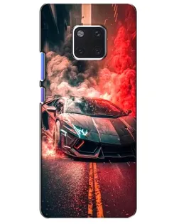 Чехол для Huawei Mate 20 Pro (LYA-L09, LYA-L29) с картинкой «Lamborghini красный дым» Чехол для Huawei Mate 20 Pro (LYA-L09, LYA-L29) с картинкой «Lamborghini красный дым»