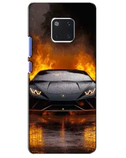 Чехол для Huawei Mate 20 Pro (LYA-L09, LYA-L29) с картинкой «Lamborghini в огне» Чехол для Huawei Mate 20 Pro (LYA-L09, LYA-L29) с картинкой «Lamborghini в огне»