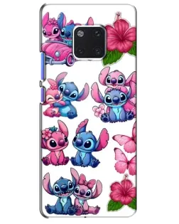 Чохол для Huawei Mate 20 Pro (LYA-L09, LYA-L29) з картинкою «Стікери Stitch та Angel»