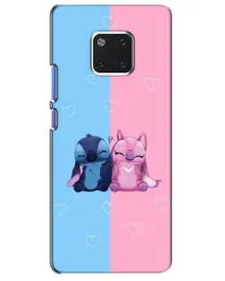 Чохол для Huawei Mate 20 Pro (LYA-L09, LYA-L29) з картинкою «Stitch та Angel Love»