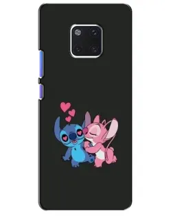 Чохол для Huawei Mate 20 Pro (LYA-L09, LYA-L29) з картинкою «Анжел цілує Стіча»