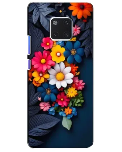 Чехол для Huawei Mate 20 Pro (LYA-L09, LYA-L29) с картинкой «Цветочная феерия»