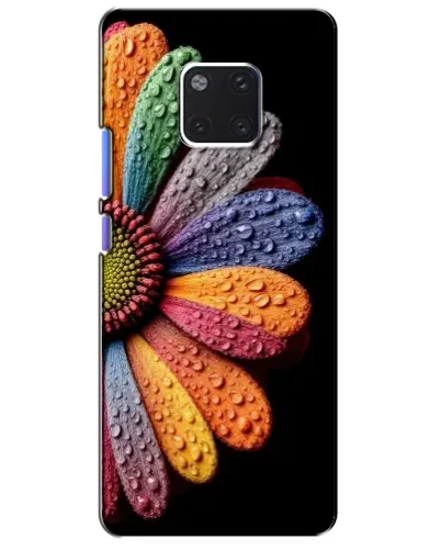 Чехол для Huawei Mate 20 Pro (LYA-L09, LYA-L29) с картинкой «Радужный цветок»