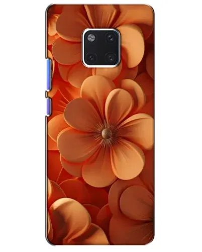 Чехол для Huawei Mate 20 Pro (LYA-L09, LYA-L29) с картинкой «Оранжевый макро цветок»
