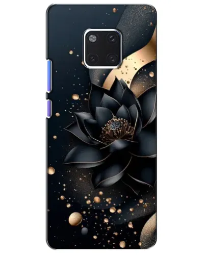 Чехол для Huawei Mate 20 Pro (LYA-L09, LYA-L29) с картинкой «Черный лотос»