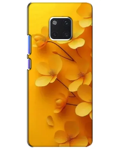 Чехол для Huawei Mate 20 Pro (LYA-L09, LYA-L29) с картинкой «Золотые лепестки»
