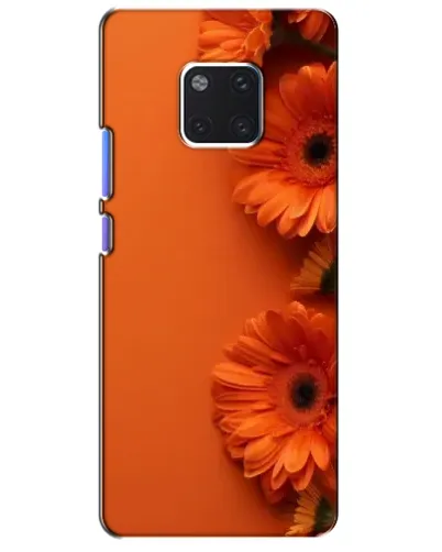 Чехол для Huawei Mate 20 Pro (LYA-L09, LYA-L29) с картинкой «Оранжевые герберы»